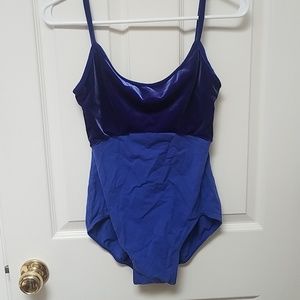 Mirella leotard velvet top
